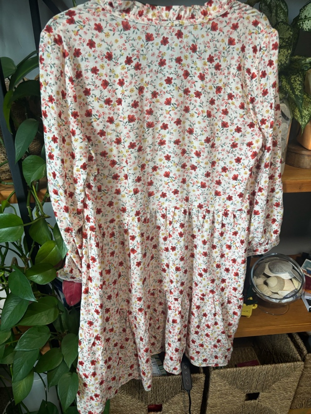 Nobody’s Child Floral Babydoll Tunic Dress | Size 6 - Picture 5 of 6